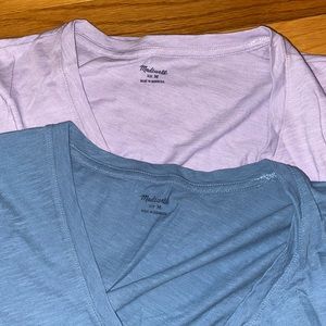 Madewell bundle of 2 whistler v neck tees